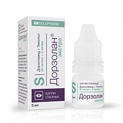 Дорзолан Экстра глазные капли  20+5 мг мл флакон-капельница 5 мл Дорзолан Экстра