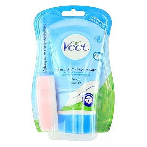 Veet Крем для депиляции в душе 150 мл для чувствительной кожи