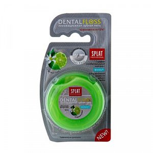 Splat Professional Зубная нить объемная Бергамот и лайм 30 м