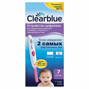 Clearblue Тест для определения овуляции 7 шт. SPD Swiss Precision Diagnostics GmbH [ЭПД Свис Прицижен Диагностик]
