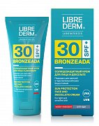 Либридерм Bronzeada Крем для лица и зоны декольте солнцезащитный SPF30 50 мл