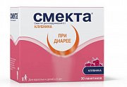 Смекта порошок для приготовления суспензии для приема внутрь 3 г пакетики 30 шт. Клубника Смекта порошок для приготовления суспензии для приема внутрь 3 г пакетики 30 шт. Клубника