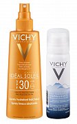 Vichy Capital Ideal Soleil Спрей увлажняющий SPF30 200 мл + Термальная вода 50 мл