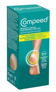 Compeed Крем Интенсивное восстановление для потрескивающей кожи пяток 75 мл