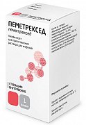 Пеметрексед лиофилизат для приготовления раствора для инфузий 500 мг флакон 1 шт. Пеметрексед