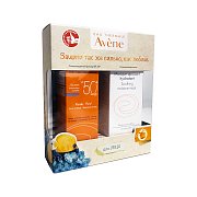 Avene Набор Флюид солнцезащитный SPF50+ 50 мл +подарок Маска успокаивающая увлажняющая 50 мл