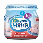 ФрутоНяня Пюре Кролик с 6 мес. 80 г