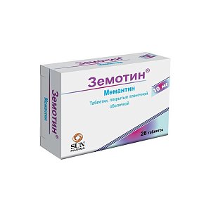 Земотин таблетки покрытые пленочной оболочкой 10 мг 30 шт.