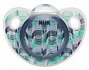 NUK Пустышка силиконовая Trendline Adore р.3 с 18 мес.