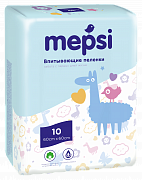 Mepsi Пеленки впитывающие 60х60 см 10 шт.