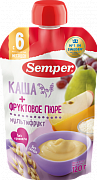 Semper Пюре Мультифруктовое с кашей с 6 мес. 120 г Semper Пюре Мультифруктовое с кашей с 6 мес. 120 г