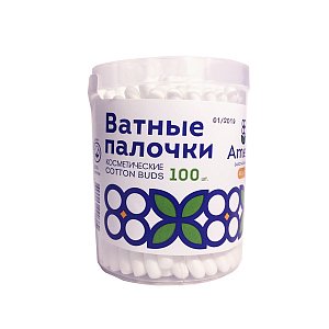 Amelia Ватные палочки пластиковая упаковка 100 шт.