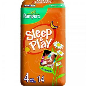 Pampers Подгузники Sleep&Play 7-18 кг Maxi 14 шт.