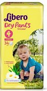 Libero Подгузники-трусики dry pants Maxi 7-11 кг 34 шт.