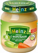 Heinz Пюре Овощи с форелькой с 8 мес. 120 г