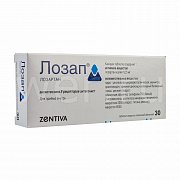 Лозап таблетки покрытые пленочной оболочкой 12,5 мг 30 шт. Лозап таблетки покрытые пленочной оболочкой 12,5 мг 30 шт.